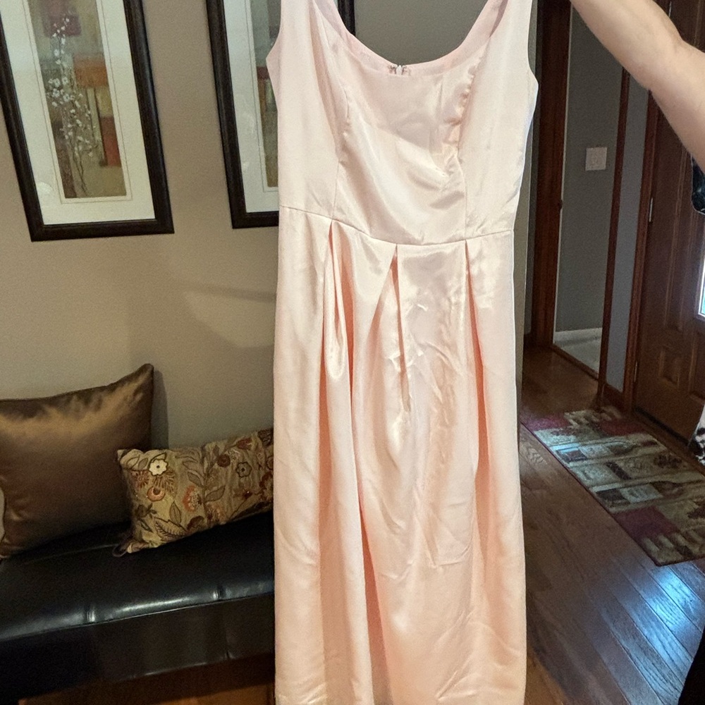 Chic Blush Pink Wedding Dress